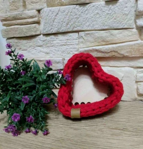 Košík srdce 10x10 cm