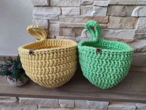 Kapsář kulatý s 1 uchem - 30 x 22 cm