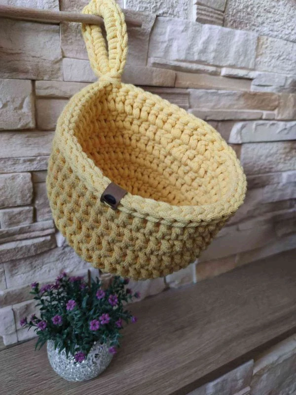 Kapsář kulatý s 1 uchem - 30 x 22 cm