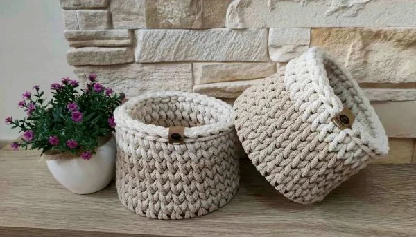 Košík KRUH - průměr 15 cm